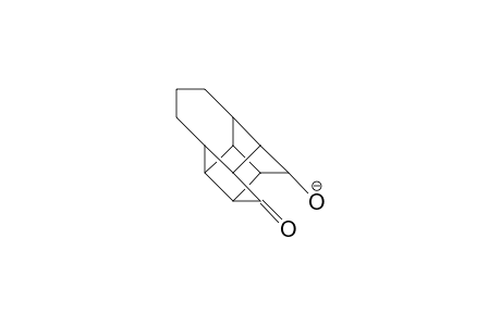 Pentacyclo(8.4.0.0/2,9/.0/3,12/.0/7,11/)tridecan-9-on-3-exo-olate anion