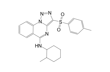 [1,2,3]triazolo[1,5-a]quinazolin-5-amine, N-(2-methylcyclohexyl)-3-[(4-methylphenyl)sulfonyl]-