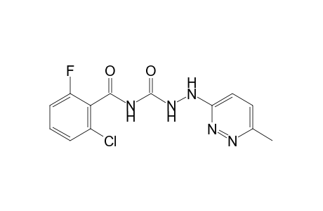 4-(2-chloro-6-fluorobenzoyl)-1-(6-methyl-3-pyridazinyl)semicarbazide
