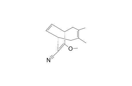 7-CYANO-8-METHOXY-3,4-DIMETHYLBICYClO-[4.2.2]-DECA-3,7,9-TRIENE