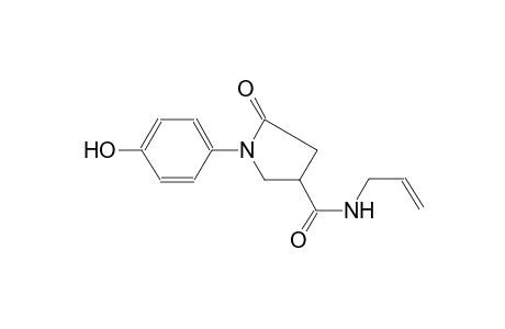N-allyl-1-(4-hydroxyphenyl)-5-oxo-3-pyrrolidinecarboxamide