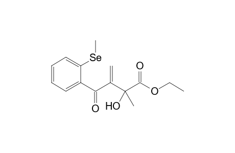 2-hydroxy-2-methyl-3-[2-(methylseleno)benzoyl]but-3-enoic acid ethyl ester