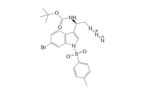 N-[(1R)-2-azido-1-(6-bromo-1-tosyl-indol-3-yl)ethyl]carbamic acid tert-butyl ester