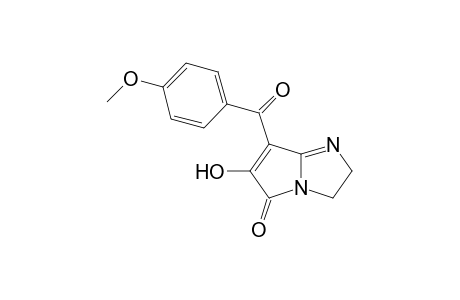 7-(4-Methoxyphenoyl)-2,3-dihydro-6-hydroxy-5H-pyrrolo[1,2-a]imidazol-5-one