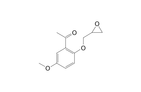 1-[5-Methoxy-2-(oxiran-2-ylmethoxy)phenyl]ethanone