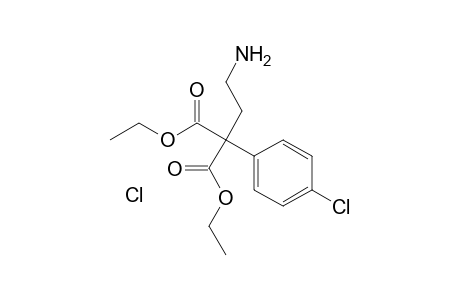 Diethyl (2-aminoethyl)(4-chlorophenyl)propanedioate hydrochloride salt