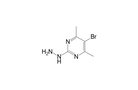 (5-bromanyl-4,6-dimethyl-pyrimidin-2-yl)diazane