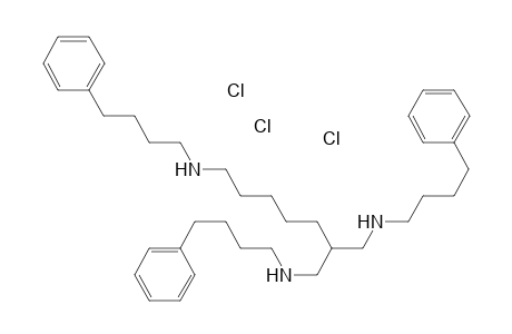 N,N'-Bis-(4-phenylbutyl)-2-(4-phenylbutylaminomethyl)-heptane-1,7-diamine-trihydrochloride