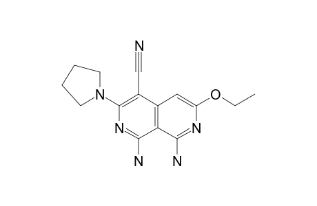 1,8-DIAMINO-6-ETHOXY-3-(1-PYRROLIDINYL)-2,7-NAPHTHYRIDINE-4-CARBONITRILE