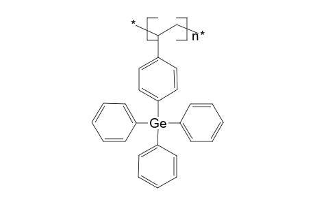 Poly(p-triphenylgermanylstyrene)