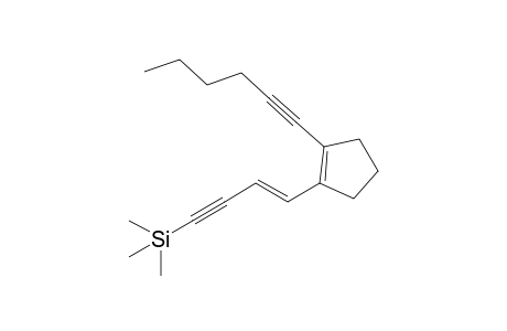 4-(Trimethylsilyl)-1-[2'-(1"-hexynyl)-1'-cyclopentenyl]-1-buten-3-yne