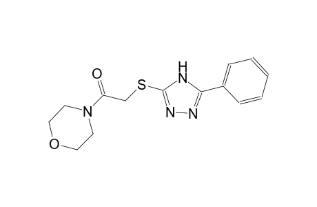 4-{[(5-phenyl-4H-1,2,4-triazol-3-yl)sulfanyl]acetyl}morpholine