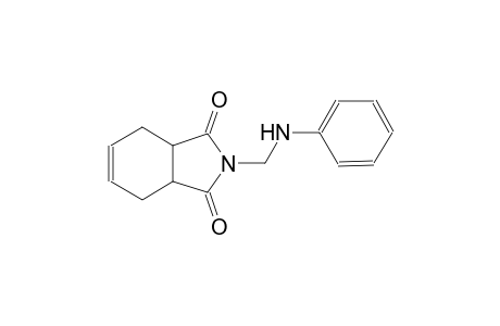 1H-isoindole-1,3(2H)-dione, 3a,4,7,7a-tetrahydro-2-[(phenylamino)methyl]-