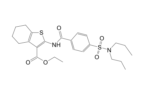 ethyl 2-({4-[(dipropylamino)sulfonyl]benzoyl}amino)-4,5,6,7-tetrahydro-1-benzothiophene-3-carboxylate