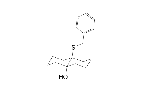 9.beta.-(Benzylthio)-10.alpha.-hydroxy-1,2,3,4,5,6,7,8,9,10-decahydronaphthalene