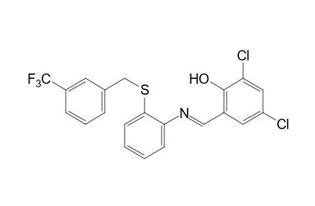 2,4-dichloro-6-{N-{o-{[m-(trifluoromethyl)benzyl]thio}phenyl}formimidoyl}phenol