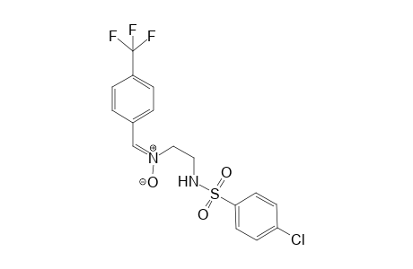 C-(4-Trifluoromethylphenyl)-N-[2-(4'-chlorophenylsulphonamido)ethyl]nitrone