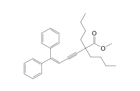 Methyl 6,6-diphenyl-2,2-dibutylhexa-3-yn-5-enoate