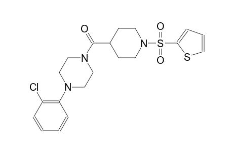 1-(2-chlorophenyl)-4-{[1-(2-thienylsulfonyl)-4-piperidinyl]carbonyl}piperazine