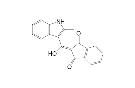 2-[Hydroxy(2-methyl-1H-indol-3-yl)methylene]-1H-indene-1,3(2H)-dione