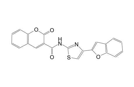 N-[4-(1-benzofuran-2-yl)-1,3-thiazol-2-yl]-2-oxo-2H-chromene-3-carboxamide