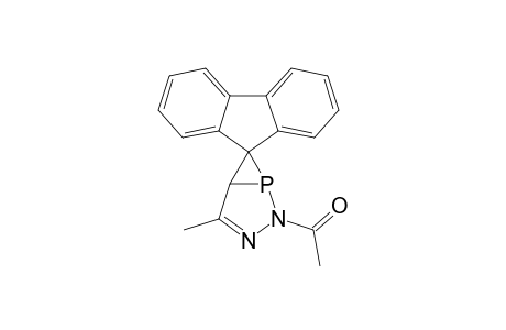2-Acetyl-4-methyl-spiro[2,3-diaza-1-phospha]-bicyclo[3.1.0]hex-3-ene-6,9'-(9H)-fluorene