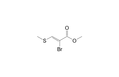 (Z)-2-bromo-3-(methylthio)-2-propenoic acid methyl ester