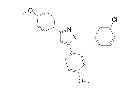 1-(3-chlorophenyl)-3,5-bis(4-methoxyphenyl)-1H-pyrazole