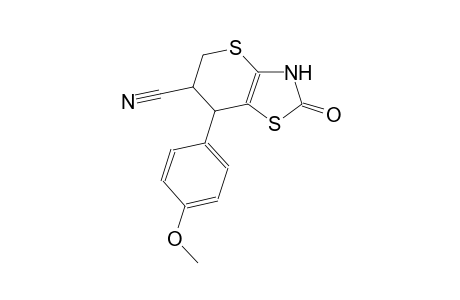 7-(4-methoxyphenyl)-2-oxo-3,5,6,7-tetrahydro-2H-thiino[2,3-d][1,3]thiazole-6-carbonitrile