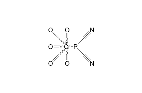 Dicyanophosphido-pentacarbonyl-chromate anion