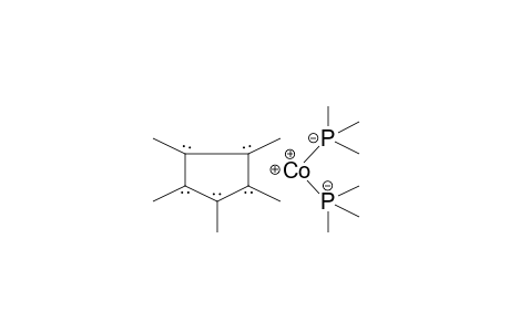 Cobalt, [(1,2,3,4,5-.eta.)-1,2,3,4,5-pentamethyl-2,4-cyclopentadien-1-yl]bis(trimethylphosphine)-