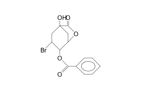 4-exo-Benzoyloxy-3-endo-bromo-1R-hydroxy-6-oxa-bicyclo(3.2.1)octan-7-one