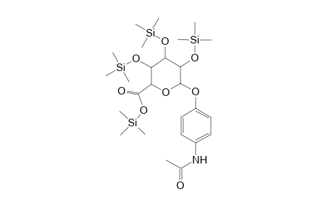Paracetamol .beta.-D-glucuronide, tetra-O-TMS