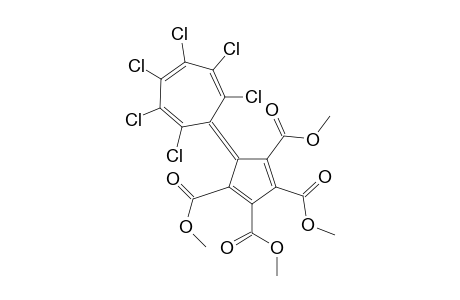 tetramethyl 5-(hexachloro-2,4,6-cycloheptatrienylidene)-1,3-cyclopentadiene-1,2,3,4-tetracarboxylate