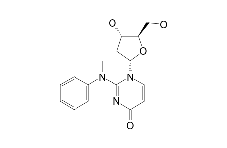 1-(2-DEOXY-ALPHA-D-RIBOFURANOSYL)-2-[METHYL-(PHENYL)-AMINO]-4-PYRIMIDINONE