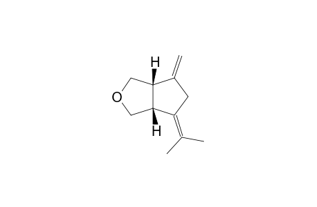 (3aS*,6aR*)-hexahydro-4-methylene-6-(propan-2-ylidene)-1H-cyclopenta[c]furan