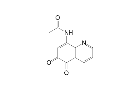N-(5,6-diketo-8-quinolyl)acetamide
