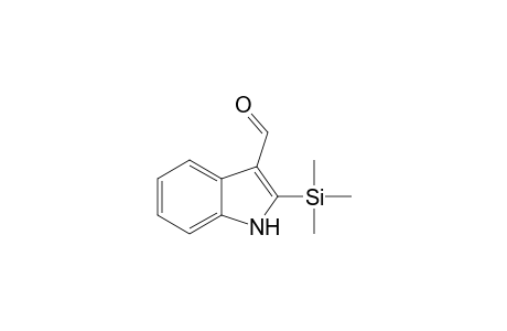 Indole-3-aldehyde, mono-TMS