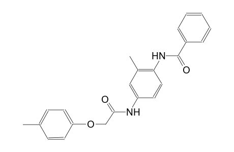 N-(2-methyl-4-{[(4-methylphenoxy)acetyl]amino}phenyl)benzamide