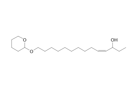 (Z)-14-(2-oxanyloxy)-4-tetradecen-3-ol