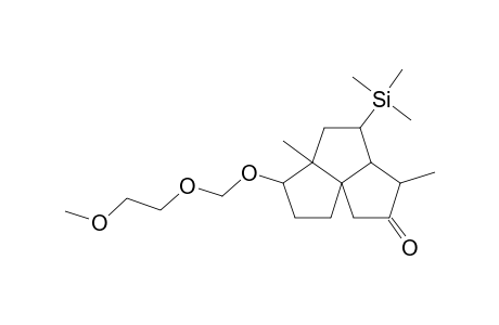 Tricyclo[6.3.0.0(1,5)]undecan-10-one, 4-[(2-methoxyethoxy)methoxy]-5,9-dimethyl-7-trimethylsilyl-