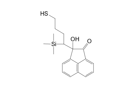 2-Hydroxy-2[1-trimethylsilyl)-4-thiobutyl]cyclopentane[i,j]naphthalen-1-one