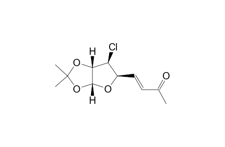 3-Buten-2-one, 4-(6-chlorotetrahydro-2,2-dimethylfuro[2,3-d]-1,3-dioxol-5-yl)-, [3aR-[3a.alpha.,5.alpha.(E),6.alpha.,6a.alpha.]]-