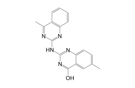 6-methyl-2-[(4-methyl-2-quinazolinyl)amino]-4-quinazolinol