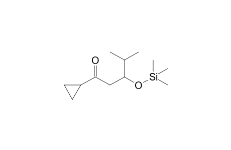 1-Cyclopropyl-4-methyl-3-[(trimethylsilyl)oxy]pentanone