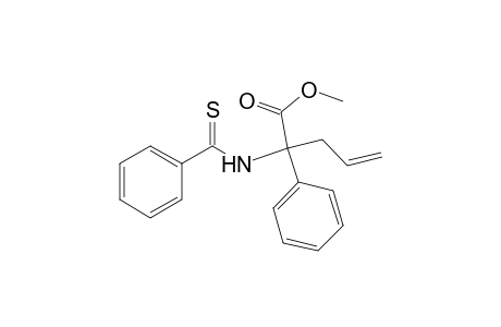Benzeneacetic acid, .alpha.-[(phenylthioxomethyl)amino]-.alpha.-2-propenyl-, methyl ester