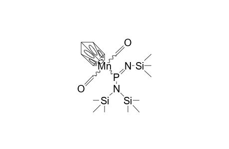 (Bis[trimethylsilylamino]-trimethylsilylimino-phosphane)-dicarbonyl-cyclopentadienyl-manganese