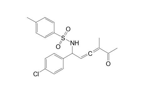 N-[1-(4'-Methyl-4'-(p-chlorophenyl)-5'-oxohexa-2',3'-dienyl]-4-methylbenzene-sulfonamide