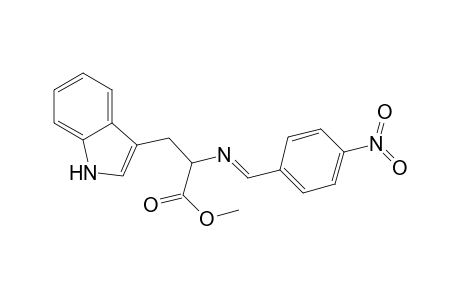 DL-Tryptophan, N-[(4-nitrophenyl)methylene]-, methyl ester