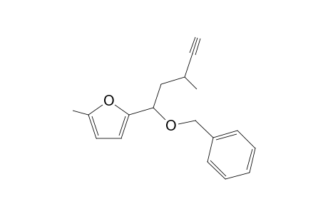 2-[3-(Benzyloxy-3-methylpent-4-ynyl]-5-methylfuran